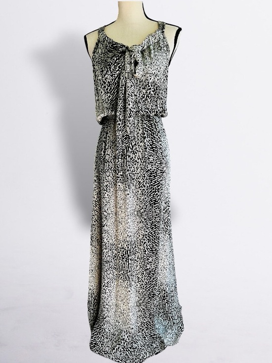 Parker Dresses & Skirts - Parker Silk Tie-Front Maxi Dress